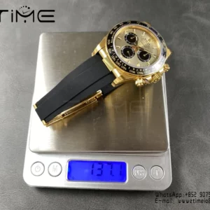 Rolex Daytona 126518 VS Factory 1:1 Best Edition YG/Black Dial V2 (Weighted) - Super Clone Watch | 1:1 Best Version