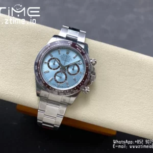 Rolex Daytona 126506 VSF 1:1 Best Edition  Ice Blue Dial Crystal Markers  V2 (Weighted) - Super Clone Watch | 1:1 Best Version