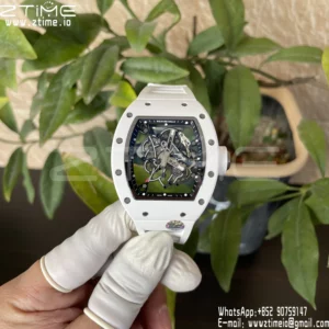Richard Mille RM055 White Ceramic ZF 1:1 Best Edition RMUL2 Super Clone V2 - Super Clone Watch | 1:1 Best Version