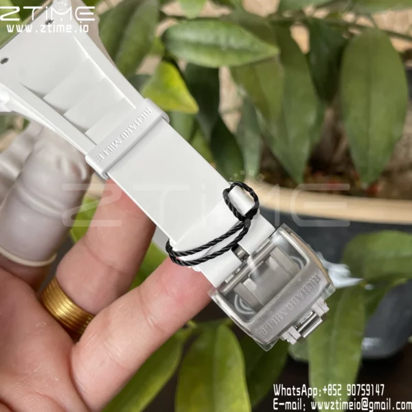 Richard Mille RM055 White Ceramic ZF 1:1 Best Edition RMUL2 Super Clone V2 - Super Clone Watch | 1:1 Best Version