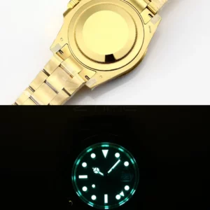Rolex GMT Master II 116718 YG Gold Factory 1:1 Best Edition Green Dial V3 (Weighted) - Super Clone Watch | 1:1 Best Version