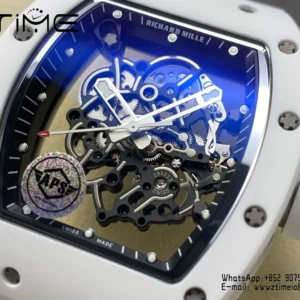 Richard Mille RM055 White Ceramic APSF 1:1 Best Edition RMUL2 Super Clone V2 - Super Clone Watch | 1:1 Best Version