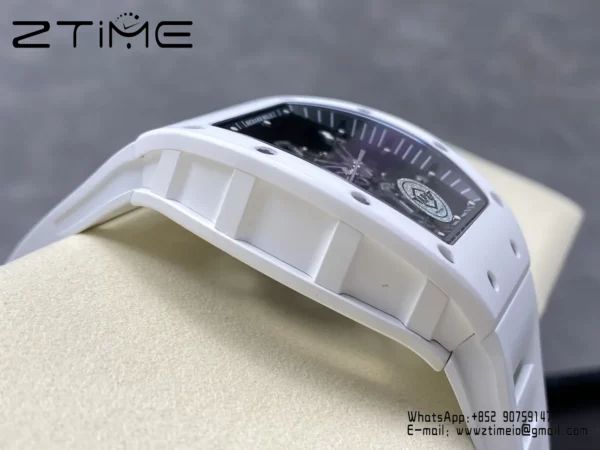 Richard Mille RM055 White Ceramic APSF 1:1 Best Edition RMUL2 Super Clone V2 - Super Clone Watch | 1:1 Best Version