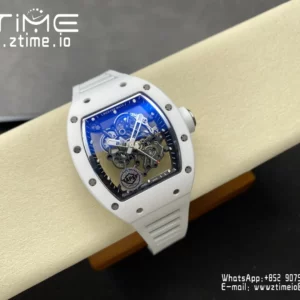 Richard Mille RM055 White Ceramic APSF 1:1 Best Edition RMUL2 Super Clone V2 - Super Clone Watch | 1:1 Best Version