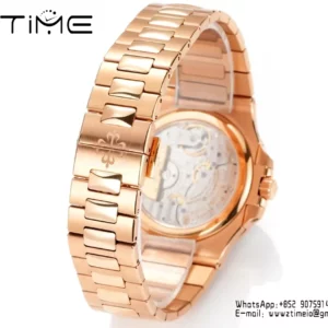 Patek Philippe Nautilus 5712R RG OMEF 1:1 Best Edition Brown Dial on RG Bracelet A240 Super Clone - Super Clone Watch | 1:1 Best Version