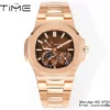 Patek Philippe Nautilus 5712R RG OMEF 1:1 Best Edition Brown Dial on RG Bracelet A240 Super Clone - Super Clone Watch | 1:1 Best Version