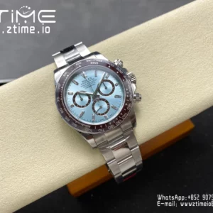 Rolex Daytona 126506 VSF 1:1 Best Edition  Ice Blue Dial Crystal Markers  V2 (Weighted) - Super Clone Watch | 1:1 Best Version