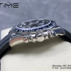 Rolex Daytona 126519 VS Factory 1:1 Best Edition Black/Silver Diamonds Dial V2 (Weighted) - Super Clone Watch | 1:1 Best Version