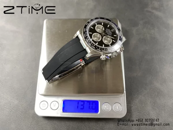 Rolex Daytona 126519 VS Factory 1:1 Best Edition Black/Silver Lume Dial V2 (Weighted) - Super Clone Watch | 1:1 Best Version