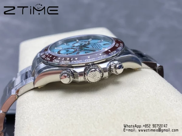 Rolex Daytona 126506 VSF 1:1 Best Edition  Ice Blue Dial Crystal Markers  V2 (Weighted) - Super Clone Watch | 1:1 Best Version