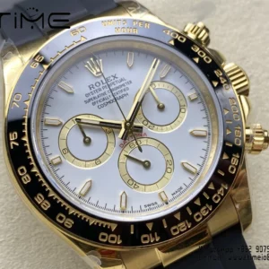 Rolex Daytona 126518 QF 1:1 Best Edition White Dial SH4131 V11 (Weighted) - Super Clone Watch | 1:1 Best Version