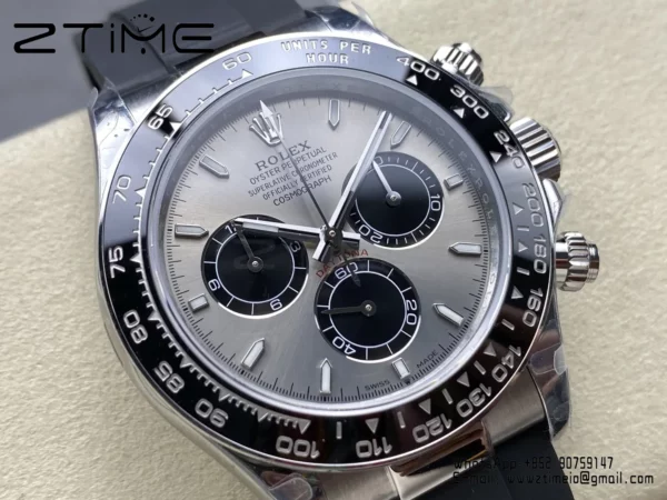 Rolex Daytona 126519 QF 1:1 Best Edition Gray/Black Dial SH4131 V11 (Weighted) - Super Clone Watch | 1:1 Best Version