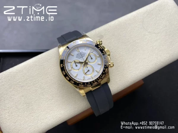 Rolex Daytona 126518 QF 1:1 Best Edition White Dial SH4131 V11 (Weighted) - Super Clone Watch | 1:1 Best Version
