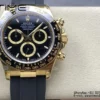 Rolex Daytona 126518 QF 1:1 Best Edition Black Dial on Oysterflex Strap SH4131 V11 (Weighted) - Super Clone Watch | 1:1 Best Version