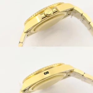 Rolex GMT Master II 116718 YG Gold Factory 1:1 Best Edition Green Dial V3 (Weighted) - Super Clone Watch | 1:1 Best Version