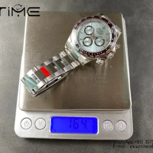 Rolex Daytona 126506 VSF 1:1 Best Edition  Ice Blue Dial Crystal Markers  V2 (Weighted) - Super Clone Watch | 1:1 Best Version