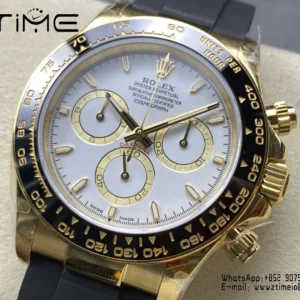 Rolex Daytona 126518 QF 1:1 Best Edition White Dial SH4131 V11 (Weighted) - Super Clone Watch | 1:1 Best Version