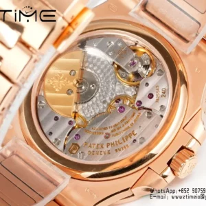 Patek Philippe Nautilus 5712R RG OMEF 1:1 Best Edition Brown Dial on RG Bracelet A240 Super Clone - Super Clone Watch | 1:1 Best Version