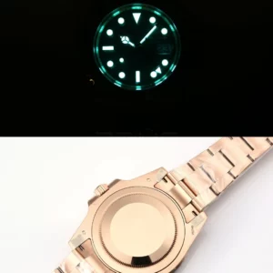 Rolex GMT-Master II 126715 CHNR  Gold Factory 1:1 Best Edition  Black Dial V3 (Weighted) - Super Clone Watch | 1:1 Best Version
