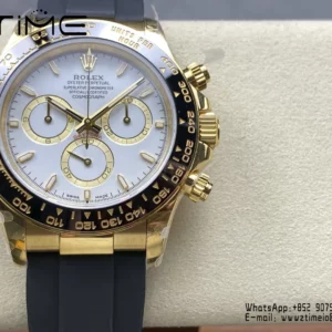 Rolex Daytona 126518 QF 1:1 Best Edition White Dial SH4131 V11 (Weighted) - Super Clone Watch | 1:1 Best Version