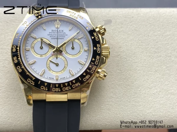 Rolex Daytona 126518 QF 1:1 Best Edition White Dial SH4131 V11 (Weighted) - Super Clone Watch | 1:1 Best Version
