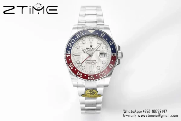 Rolex GMT-Master II 126719 BLRO Gold Factory 1:1 Best Edition  Meteorite Dial V3 (Weighted) - Super Clone Watch | 1:1 Best Version