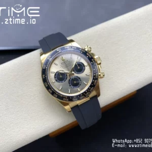 Rolex Daytona 126518 VS Factory 1:1 Best Edition YG/Black Dial V2 (Weighted) - Super Clone Watch | 1:1 Best Version