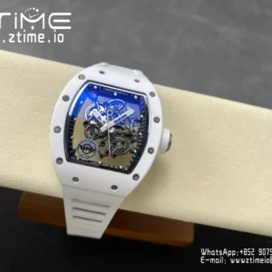 Richard Mille RM055 White Ceramic APSF 1:1 Best Edition RMUL2 Super Clone V2 - Super Clone Watch | 1:1 Best Version