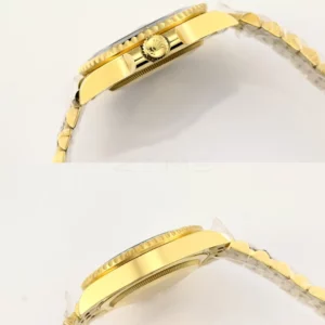 Rolex GMT Master II 126718 YG Gold Factory 1:1 Best Edition Black Dial V3 (Weighted) - Super Clone Watch | 1:1 Best Version