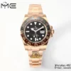 Rolex GMT-Master II 126715 CHNR Gold Factory 1:1 Best Edition Black Dial V3 (painotettu) - Super Clone Watch | 1:1 Paras versio