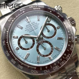 Rolex Daytona 126506 VSF 1:1 Best Edition  Ice Blue Dial Crystal Markers  V2 (Weighted) - Super Clone Watch | 1:1 Best Version