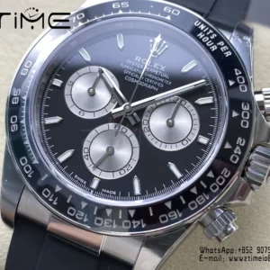 Rolex Daytona 126519 VS Factory 1:1 Best Edition Black/Silver Lume Dial V2 (Weighted) - Super Clone Watch | 1:1 Best Version