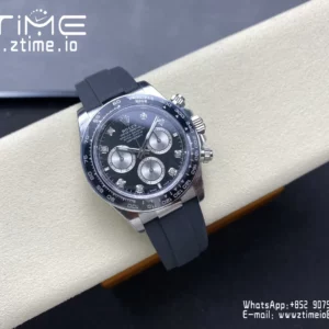 Rolex Daytona 126519 VS Factory 1:1 Best Edition Black/Silver Diamonds Dial V2 (Weighted) - Super Clone Watch | 1:1 Best Version