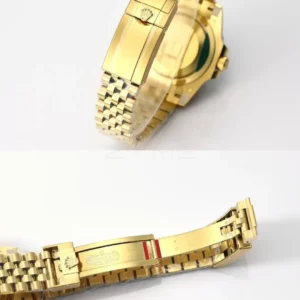 Rolex GMT Master II 126718 YG Gold Factory 1:1 Best Edition Black Dial V3 (Weighted) - Super Clone Watch | 1:1 Best Version