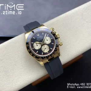 Rolex Daytona 126518 QF 1:1 Best Edition Black/YG Dial SH4131 V11 (Weighted) - Super Clone Watch | 1:1 Best Version