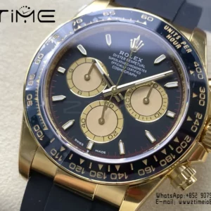 Rolex Daytona 126518 VS Factory 1:1 Best Edition Black/YG  Dial V2 (Weighted) - Super Clone Watch | 1:1 Best Version