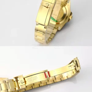 Rolex GMT Master II 116718 YG Gold Factory 1:1 Best Edition Green Dial V3 (Weighted) - Super Clone Watch | 1:1 Best Version