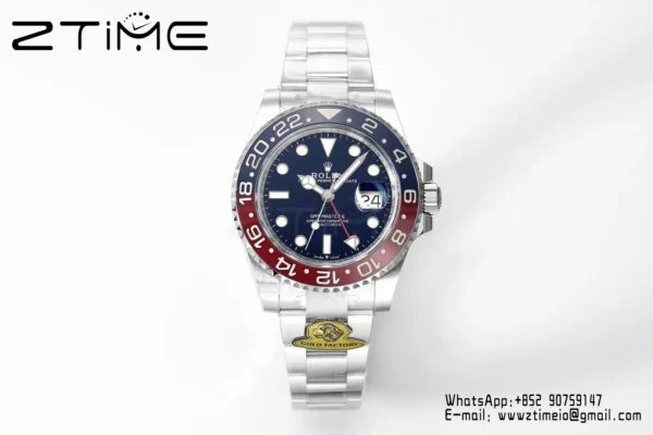 Rolex GMT-Master II 126719 BLRO Gold Factory 1:1 Best Edition  Black Dial V3 (Weighted) - Super Clone Watch | 1:1 Best Version