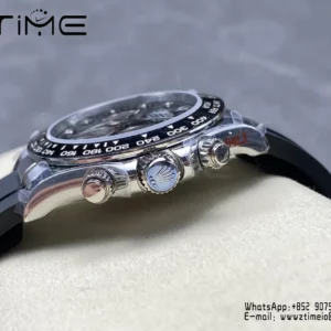 Rolex Daytona 126519 QF 1:1 Best Edition Black/Silver Diamonds Dial  SH4131 V11 (Weighted) - Super Clone Watch | 1:1 Best Version