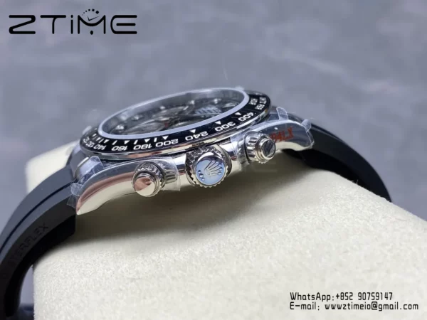 Rolex Daytona 126519 QF 1:1 Best Edition Black/Silver Diamonds Dial  SH4131 V11 (Weighted) - Super Clone Watch | 1:1 Best Version