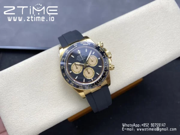 Rolex Daytona 126518 VS Factory 1:1 Best Edition Black/YG  Dial V2 (Weighted) - Super Clone Watch | 1:1 Best Version