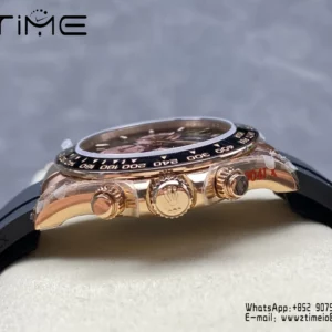 Rolex Daytona 126515 QF 1:1 Best Edition Black/RG Dial SH4131 V11 (Weighted) - Super Clone Watch | 1:1 Best Version
