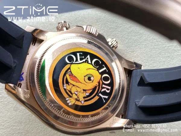 Rolex Daytona 126515 QF 1:1 Best Edition Black/RG Dial SH4131 V11 (Weighted) - Super Clone Watch | 1:1 Best Version