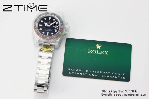 Rolex GMT-Master II 126719 BLRO Gold Factory 1:1 Best Edition  Black Dial V3 (Weighted) - Super Clone Watch | 1:1 Best Version
