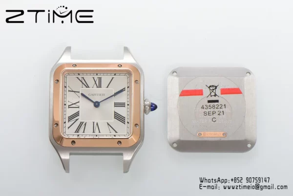 Cartier Santos Dumont WSSA0011 Large F1 Factory 1:1 Best Edition white Dial  Quartz - Super Clone Watch | 1:1 Best Version