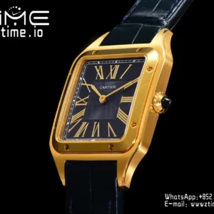 Cartier Santos Dumont WGSA0077 Large F1 Factory 1:1 Best Edition Grey Dial Quartz - Super Clone Watch | 1:1 Best Version