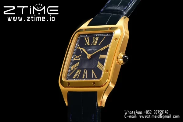 Cartier Santos Dumont WGSA0077 Large F1 Factory 1:1 Best Edition Grey Dial Quartz - Super Clone Watch | 1:1 Best Version