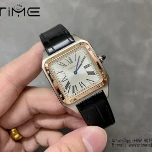 Cartier Santos Dumont WSSA0011 Large F1 Factory 1:1 Best Edition white Dial  Quartz - Super Clone Watch | 1:1 Best Version