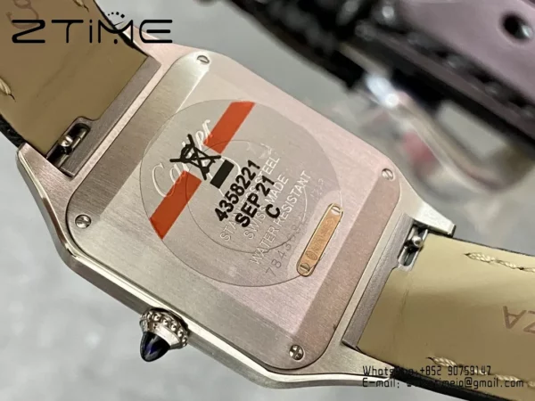 Cartier Santos Dumont WSSA0011 Large F1 Factory 1:1 Best Edition white Dial  Quartz - Super Clone Watch | 1:1 Best Version