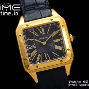 Cartier Santos Dumont WGSA0077 Large F1 Factory 1:1 Best Edition Grey Dial Quartz - Super Clone Watch | 1:1 Best Version